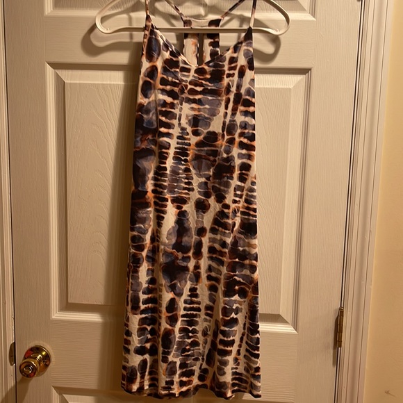 Mercer & Madison medium racer back beige brown tank dress - Picture 2 of 6